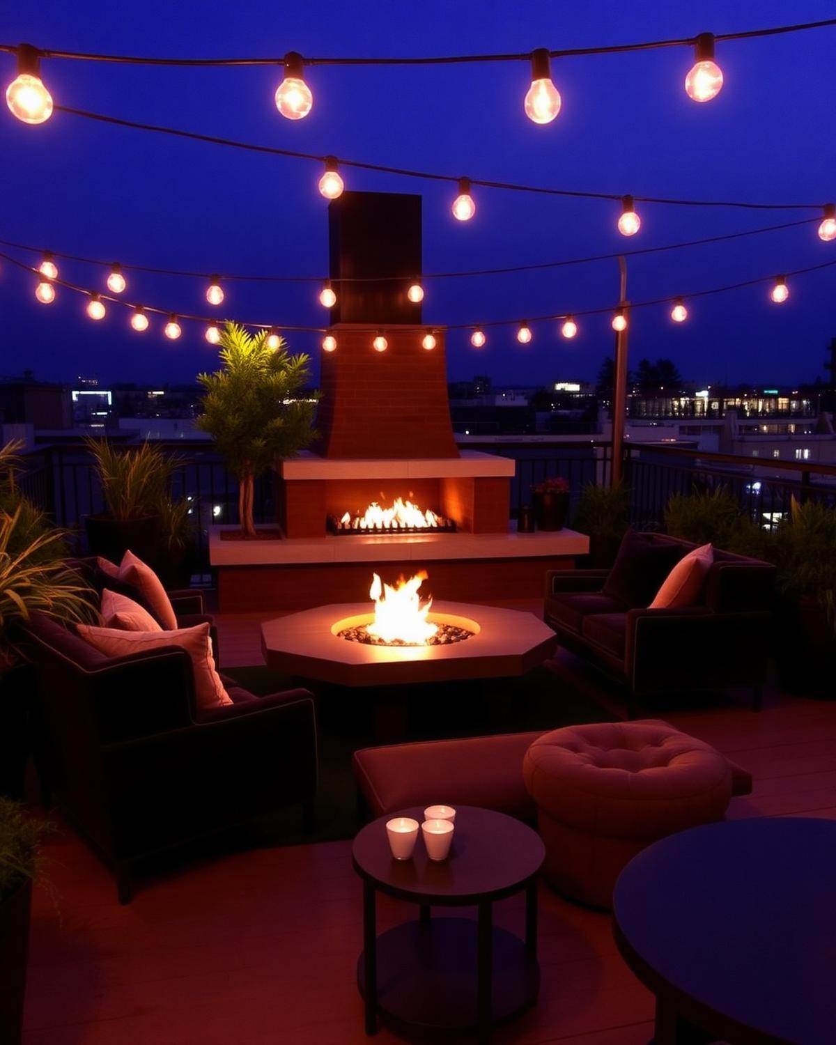 The Gilded Spire rooftop view